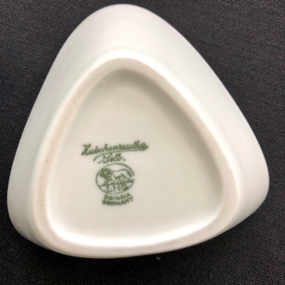 HUTSCHENREUTHER SELB Porcelain Salt Cellars Set Mid Century RARE Collectible - Picture 4 of 8